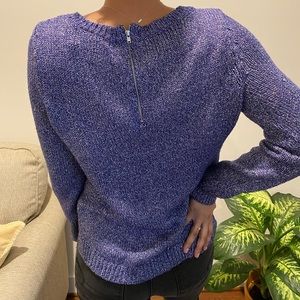 Glitter indigo sweater